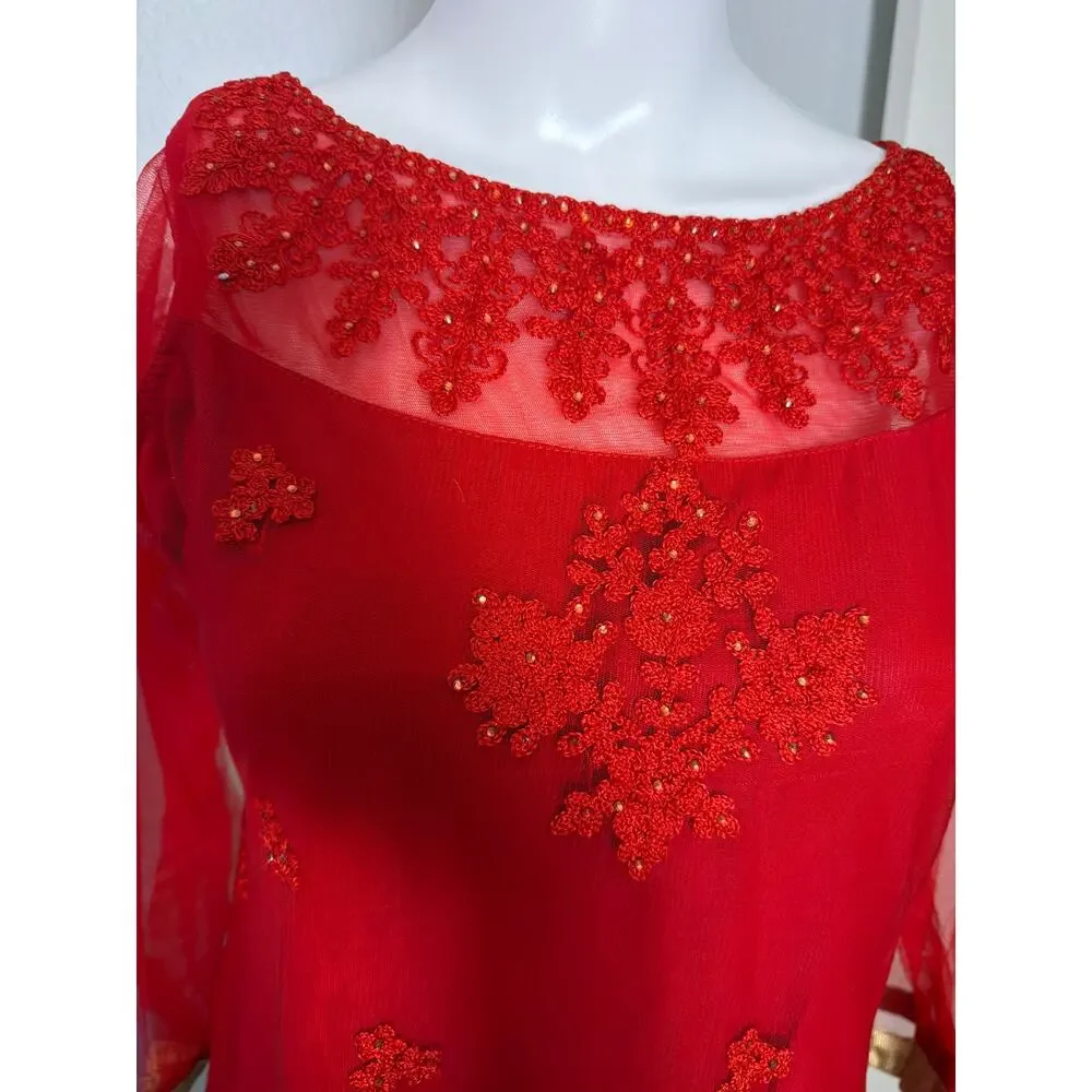 no brand elegant red